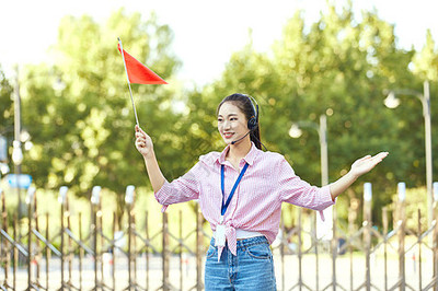 女导游形象